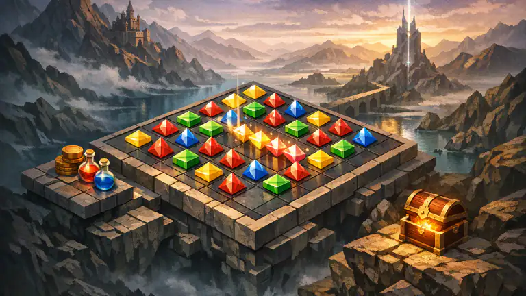 Puzzle Combat: Strategische Tiefe im Match-3 RPG header