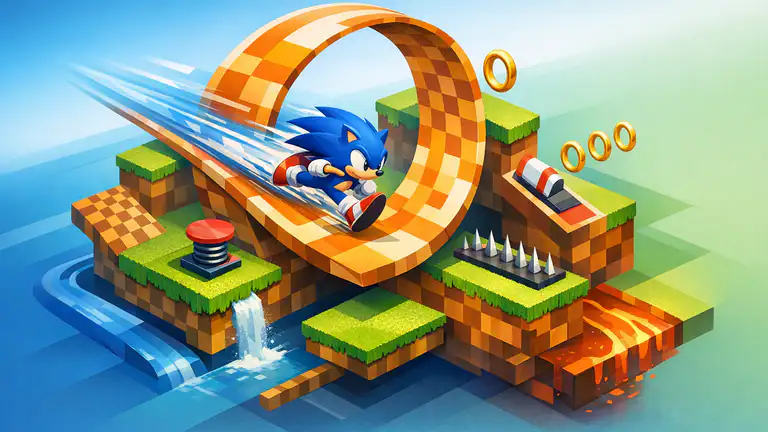 Sonic Dash Run: Das ultimative Geschwindigkeitsabenteuer header