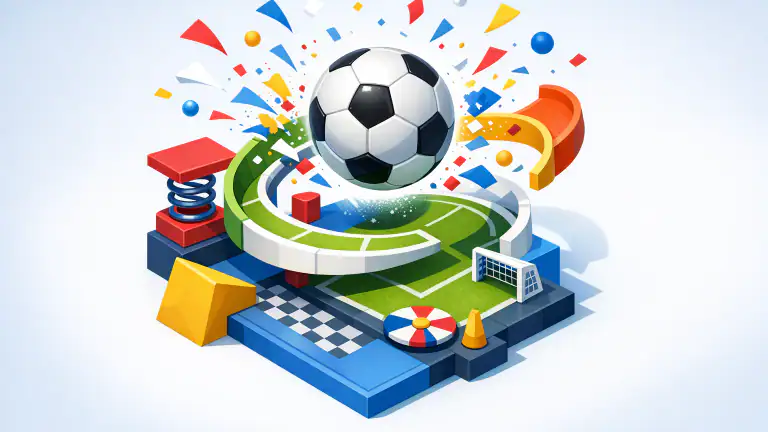 Crazy Kick! Fun Football Game: Arcade Thrills in Every Goal header
