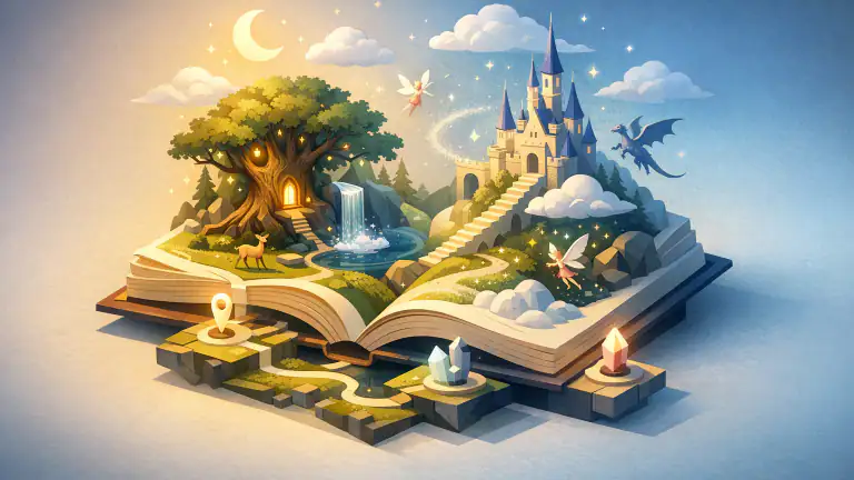 Contes de Fées pour un Enfant : L'Application qui Éveille l'Imagination header