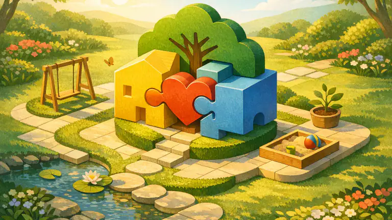 Merge Help - Warm Family : Un Voyage Émouvant au Cœur des Puzzles header