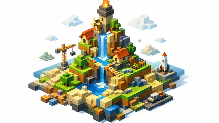 ブロッククラフト3D：創造性と交流が生むゲームの魅力 header