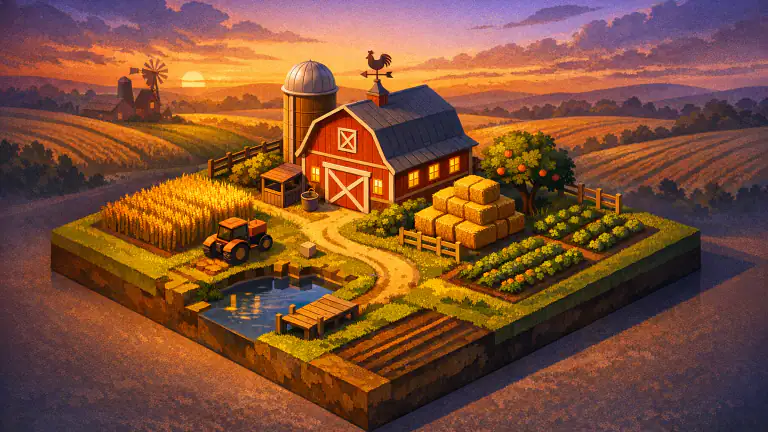 Farm Land: Trò Chơi Phiêu Lưu Định Hình Lại Nông Trại Di Động header